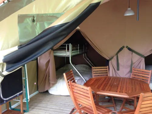 Accommodation - Bungalow Victoria (2 Bedrooms) - image n°2 - Camping Qualité l'Eden de la Vanoise