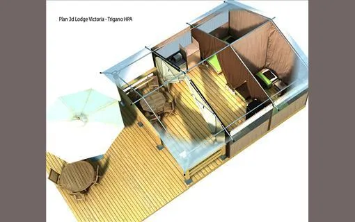 Bungalow Toilé Victoria (2 Chambres, Maximum 5 Personnes)