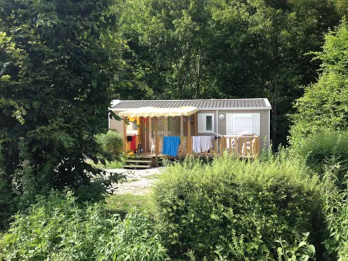 Accommodation - Bungalow Evolution 33M² (3 Bedrooms) - image n°2 - Camping Qualité l'Eden de la Vanoise