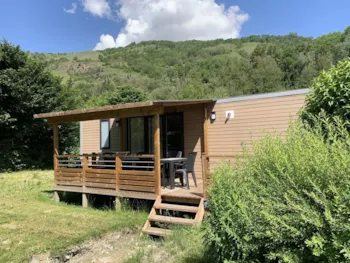 Mietunterkunft - Bungalow Premium Bio-Habitat 35M² (3 Zimmer, Maximal 6 Personen) - Camping Qualité l'Eden de la Vanoise