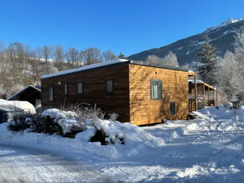 Mietunterkunft - Premium Chalet 40M² (3 Schlafzimmer, 2 Bäder) - image n°6 - Camping Qualité l'Eden de la Vanoise
