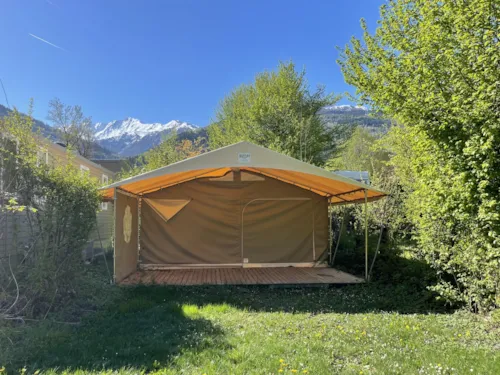 Mietunterkunft - Zeltbungalow Kanada (2 Schlafzimmer) - image n°1 - Camping Qualité l'Eden de la Vanoise