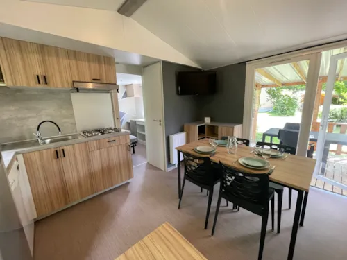 Location - Bungalow Premium 33M² (2 Chambres, Maximum 4 Personnes) - image n°8 - Camping Qualité l'Eden de la Vanoise