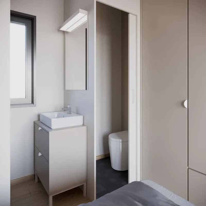 Lodge Serenity 33,9 M² - 2 Chambres + 2 Sdb + Terrasse + Tv