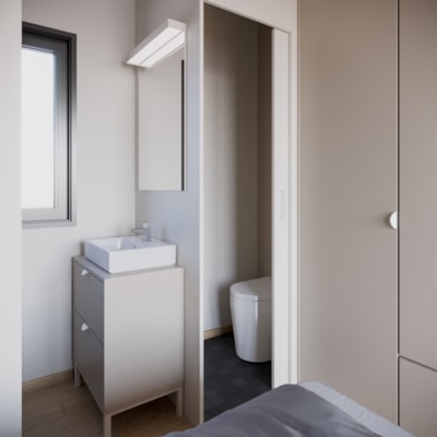 Lodge Serenity 33.9 m² - 2 bedrooms + 2 bathrooms + Terrace + TV — 7