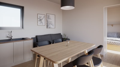 Lodge Serenity 33.9 m² - 2 bedrooms + 2 bathrooms + Terrace + TV — 5