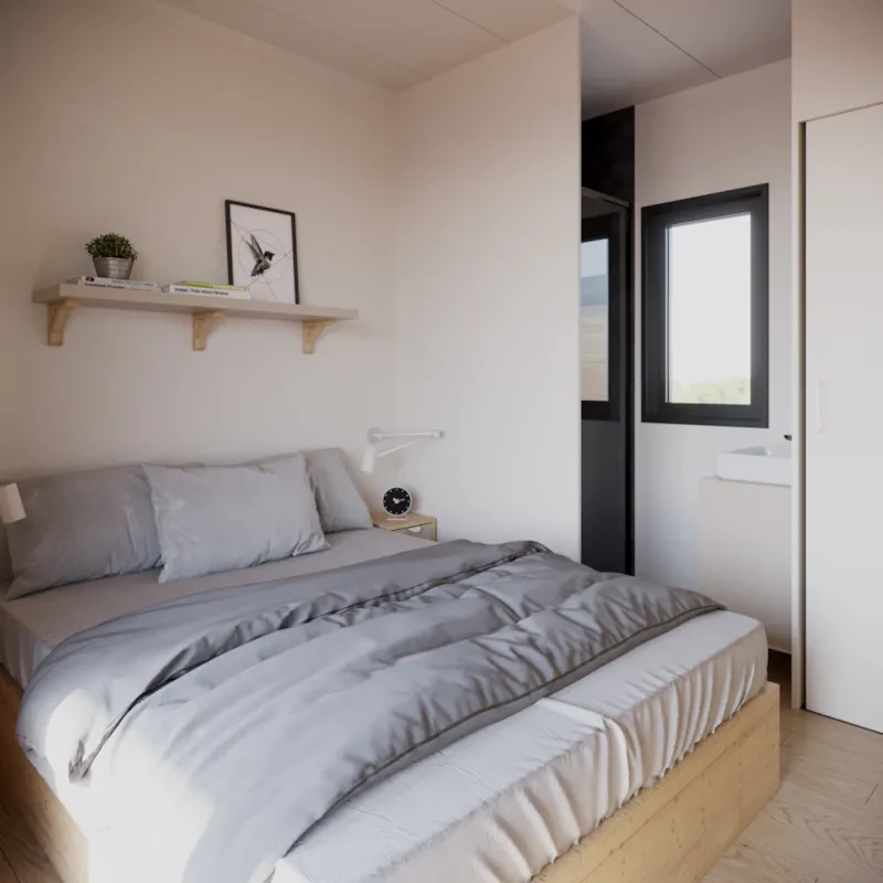 Lodge Serenity 33,9 M² - 2 Chambres + 2 Sdb + Terrasse + Tv