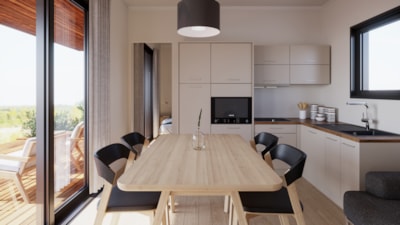 Lodge Serenity 33.9 m² - 2 bedrooms + 2 bathrooms + Terrace + TV — 4