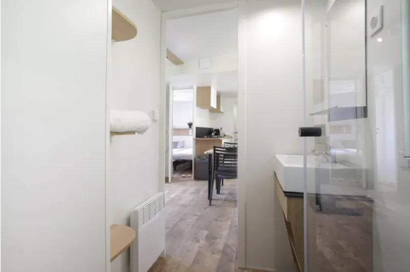 Mobil-Home Nest29  30,8 M²- 2 Chambres + Terrasse Couverte + Tv
