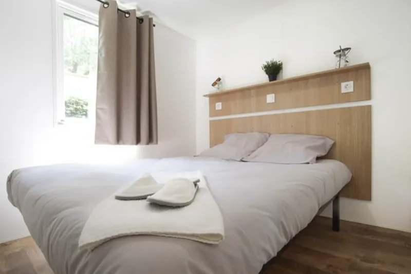 Mobil-Home Nest29  30,8 M²- 2 Chambres + Terrasse Couverte + Tv