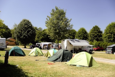 Meadow pitch: tent or caravan + 1 car + electricity (10A)