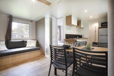 Nest 29 mobile home - 31 m² - 2 bedrooms + covered terrace + TV