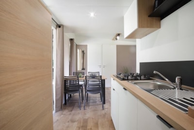 Nest 29 mobile home - 31 m² - 2 bedrooms + covered terrace + TV