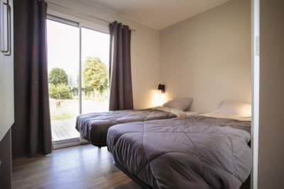 Lodge Suite 36 m² - 2 bedrooms + 2 bathrooms + terrace + TV