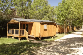 Location - Cosy Glamping - 27 M² - 2 Chambres + Terrasse Couverte - Le Florenville – Camping