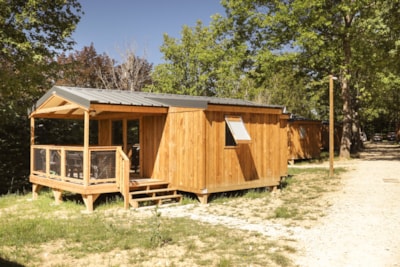 Cosy Glamping - 27 m² - 2 bedrooms + covered terrace