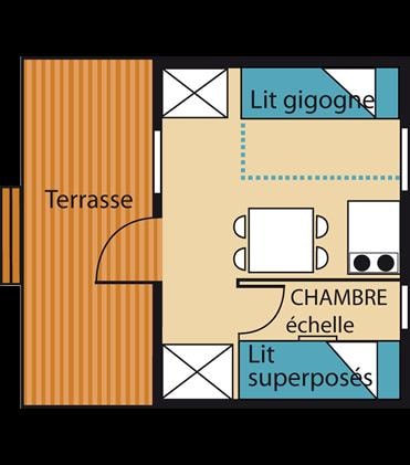 Bungalow Isabelle (without toilet blocks)
