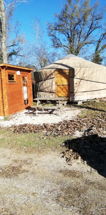 Mietunterkunft - Jurte - Camping Le Plô