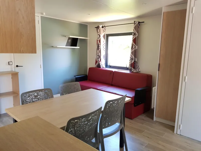 Mobil-Home Acacia 2 35M² - 2 Chambres  2 Salles De Bain Avec Climatisation Et Télévision