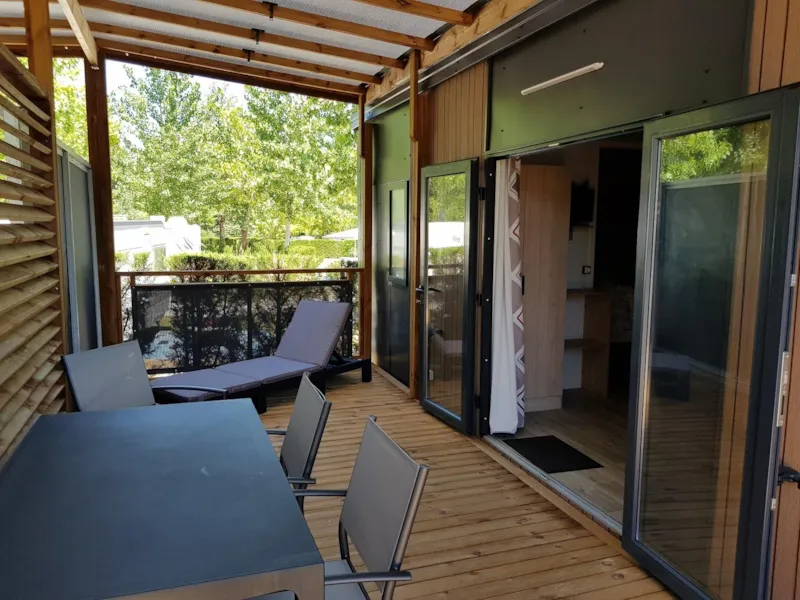 Mobil-Home Acacia 2 35M² - 2 Chambres  2 Salles De Bain Avec Climatisation Et Télévision