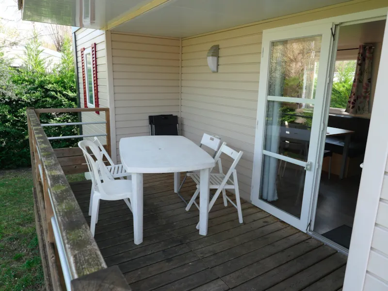 Mobil-Home Alizé 35M² - 2 Chambres 2 Salles De Bain Avec Climatisation Et Télévision