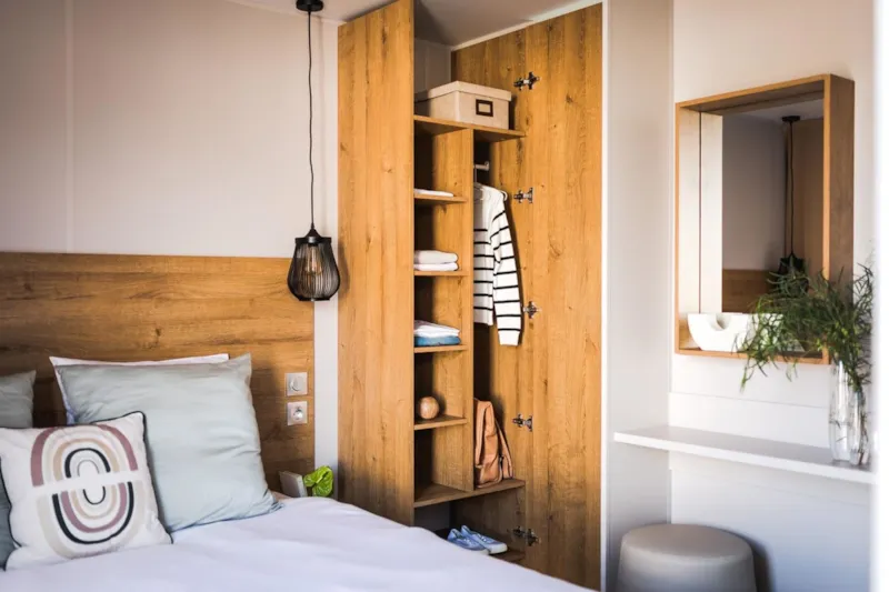 Mobil-Home Althéa 33M² 2 Chambres 2 Salles De Bain Avec Climatisation Et Télévision