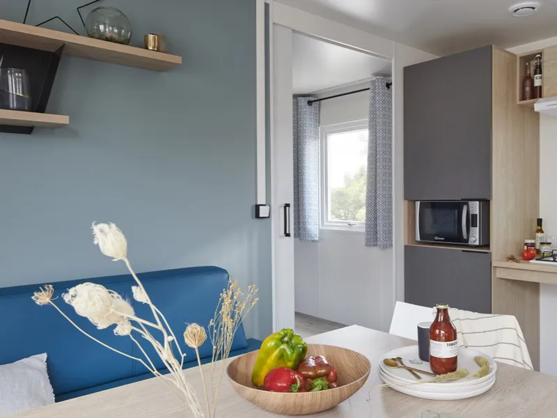 Mobil-Home Pmr - 2 Chambres Avec Climatisation Et Télévision