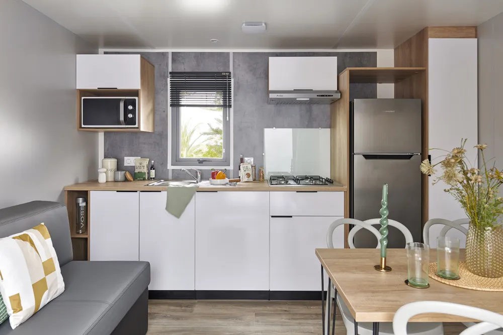 Mobile Home Laurier - 2 Bedrooms 2 Bathrooms With A/C And Television