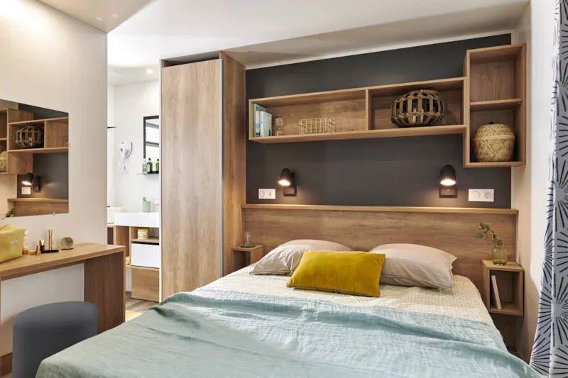 Mobil-Home Laurier - 2 Chambres 2 Salles De Bain Avec Climatisation Et Télévision