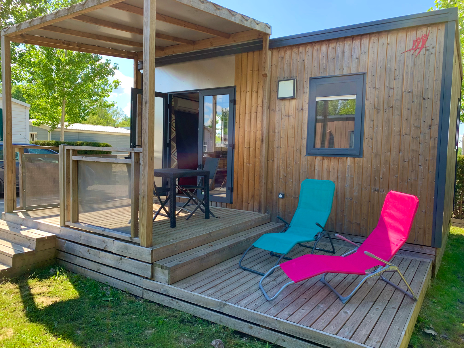 Mobil-Home Acacia 20M² - 1 Pièce Avec Climatisation Et Télévision