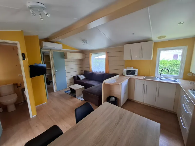 Mobil-Home Tournesol – 2 Chambres Avec Climatisation Et Télévision – Zone Calme