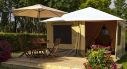 Huuraccommodatie(s) - Bungalow Tent 16M² - 2013 - Camping La Venise du Bocage