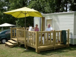 Alojamiento - Abi Mobile Casa Sin Baño 2 Dormitorios 4 Personas Con Terraza - Camping LES CHENES CLAIRS