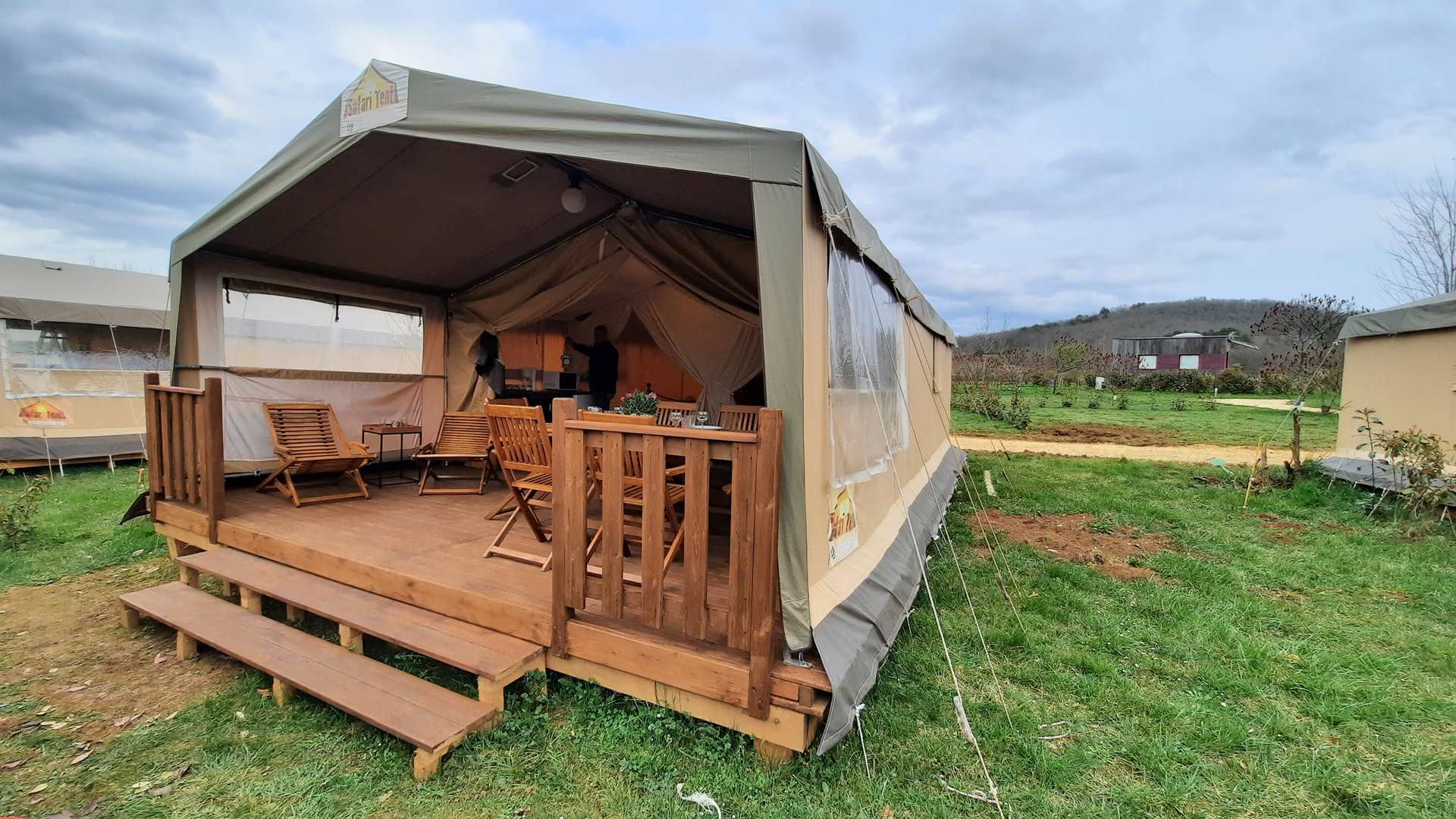 Accommodation - Lodge Safari Tent - Camping LES CHENES CLAIRS