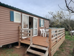 Huuraccommodatie(s) - Mobil-Home Ohara 2 Chambres / 4/5 Personnes - Camping LES CHENES CLAIRS
