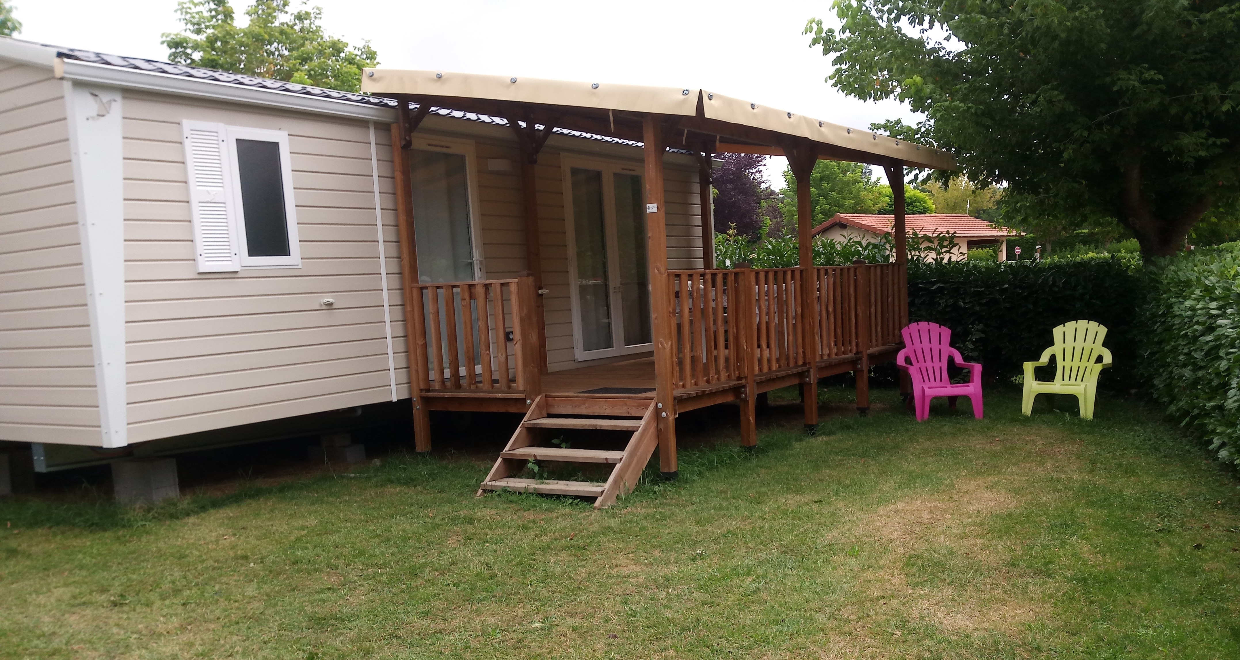 Location - Mobilhome  Premium (2 Chambres) - Camping Les Ulèzes