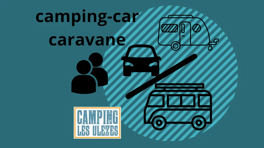 Emplacement (électricité en  supplément) Caravane ou Camping car