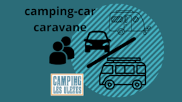 Emplacement - Emplacement (Électricité En  Supplément) Caravane Ou Camping Car - Camping Les Ulèzes