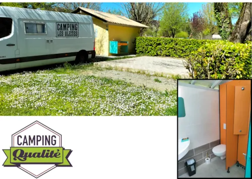 Emplacement - Emplacement + Éléctricité+ Bloc Sanitaire Privé Avec Une Dalle De 5X5m Sur L'emplacement - image n°5 - Camping Les Ulèzes