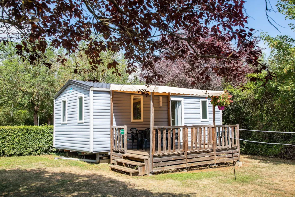 Huuraccommodatie(s) - Kuuroordpakket Mh Comfort - 1 Persoon/21 Nachten (Huisdier Inbegrepen) - Camping de Santenay