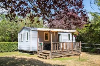 Mietunterkunft - Kurpaket Mh Komfort - 2 Personen/21 Nächte (Haustier Inbegriffen) - Camping de Santenay