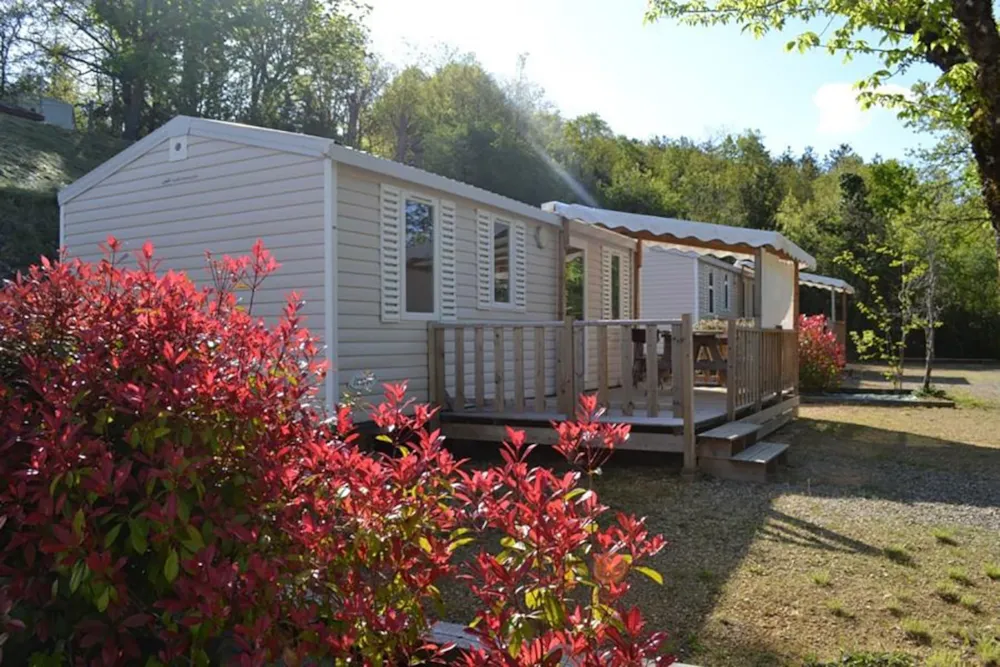 Location - Mobil-Home 29.70M² - 3 Chambres - Avec Tv - Camping Domaine Le Quercy