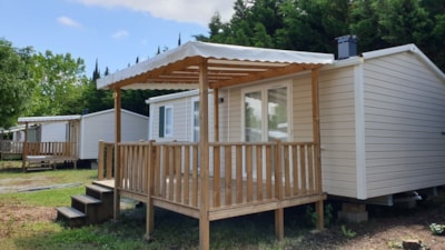 Mobile-home 28m² - 2 bedrooms (bed 160cm) - without TV - — 1