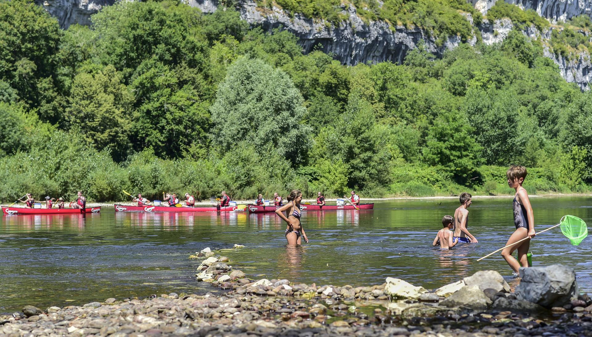 Bathing Camping La Riviere - Lacave