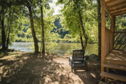 Accommodation - Mobil Home Grand Large Edge Of The Dordogne River - Camping LA RIVIERE