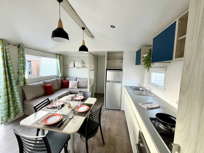 Mobile Home Horizon Climatisé, Au Coeur Du Camping À L'ombre De Nos Majestueux Noyers.