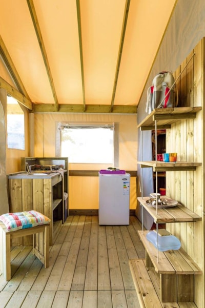 Wooden / canvas ecolodge bungalow with sanitary facilities (2017) — 3