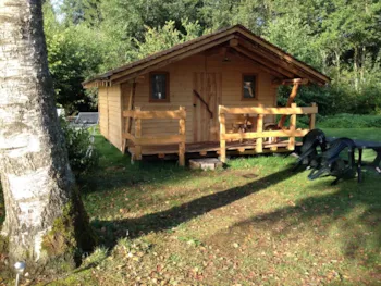 Accommodation - Cabane Vosgienne 24M² 4P With Sanitary Facilities 2017 - Camping Au Mica