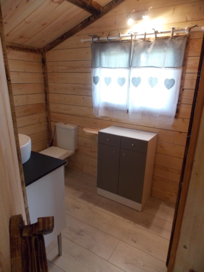 Wooden chalet - 28m² from 2018 with sanitary facilities, reinforced insulation, terrace — 5