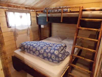 Wooden chalet - 28m² from 2018 with sanitary facilities, reinforced insulation, terrace — 4